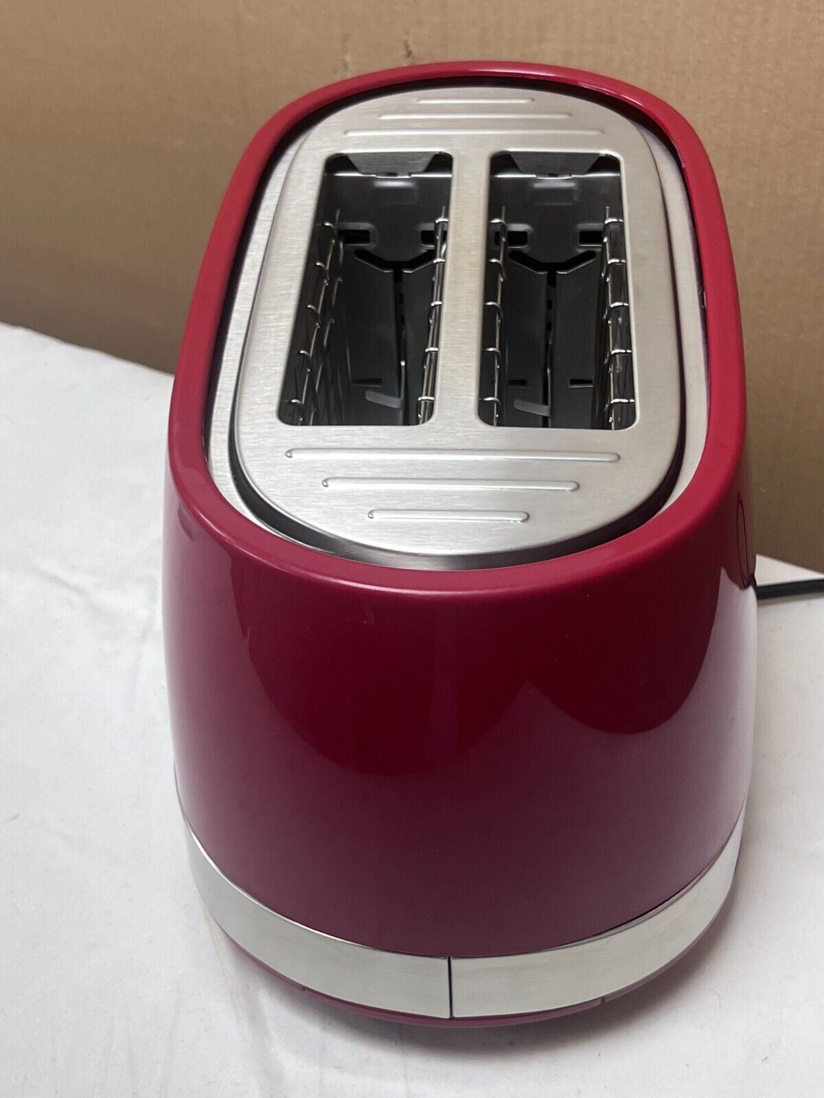 De'Longhi CTLA2003.R Active Line 2 Slice Toaster Red 2 slot toaster wide slots