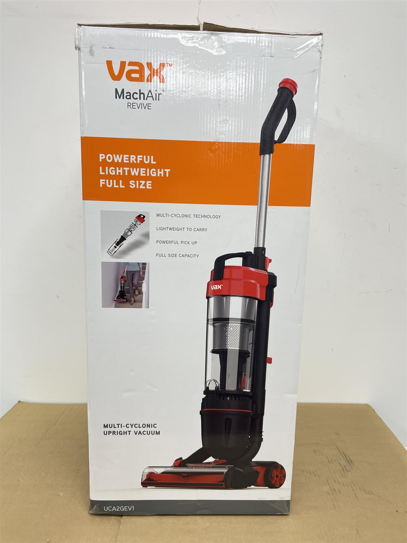 VAX Mach Air Revive UCA2GEV1 Upright Bagless Vacuum Cleaner - Grey & Red