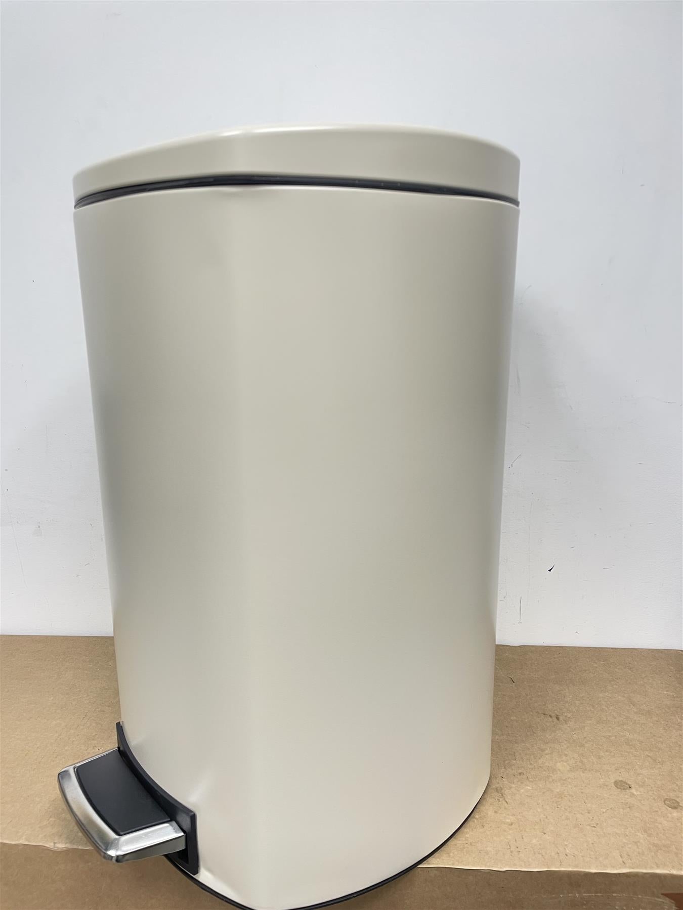 Habitat 50 Litre Wide Foot Pedal Bin Easy Rubbish Disposal Silent Lid Lifting