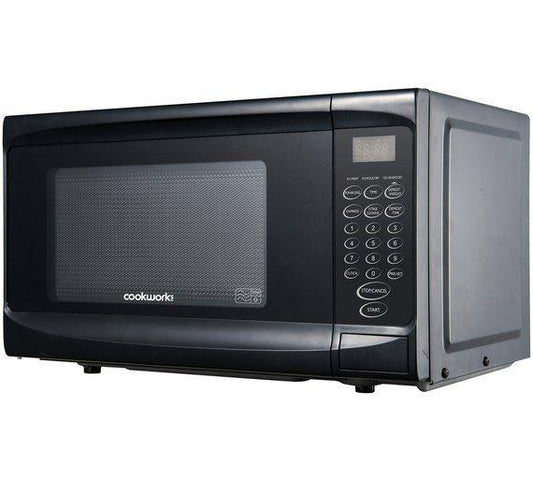 Cookworks 700W Standard Microwave- Black Absolute Breeze Digital Microwave