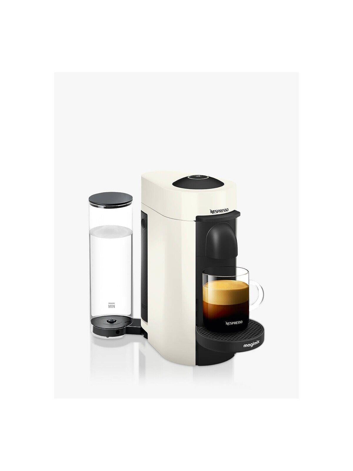 Magimix Nespresso Vertuo Plus Pod Coffee Machine Espresso Ristretto  maker-WHITE