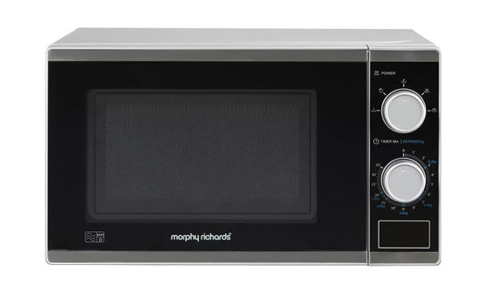 Morphy Richards 800W Food reheat Defrost Standard Microwave Oven - Silver