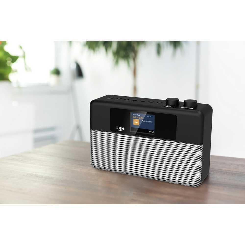 Bush Portable Bluetooth Digital DAB+ FM Radio LCD display Audio Broadcasting