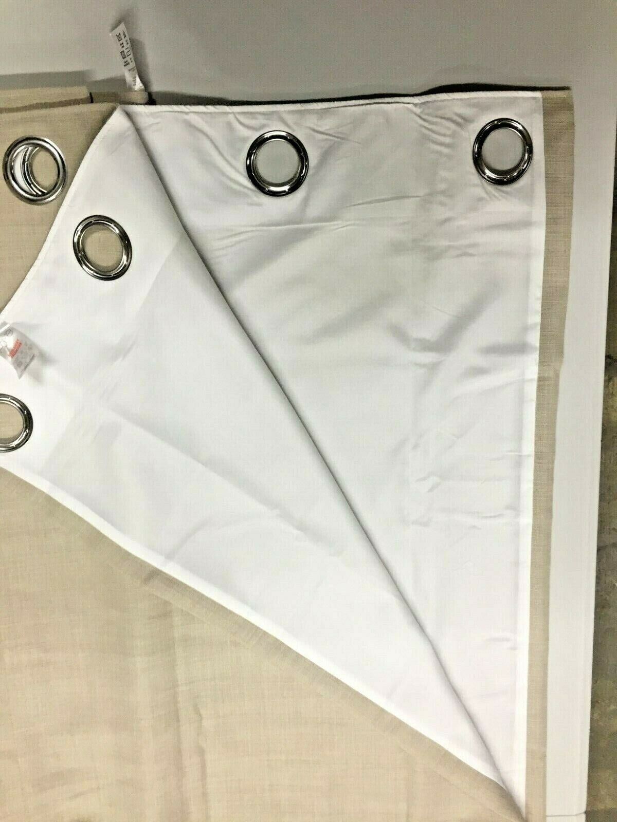 Argos Home Lined Eyelet Curtains Size 117cm (46 inches) wide 137cm (54 inches)