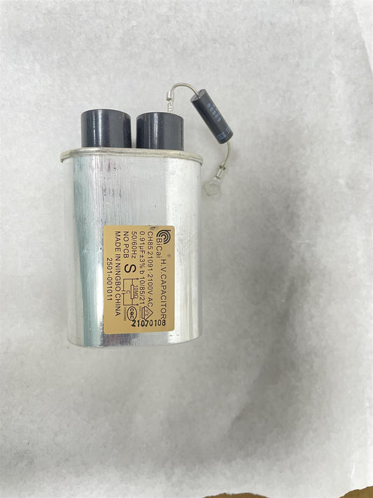 Bi Cai Microwave H.V. High Voltage Capacitor 0.91µF CH85 21091 2100V AC