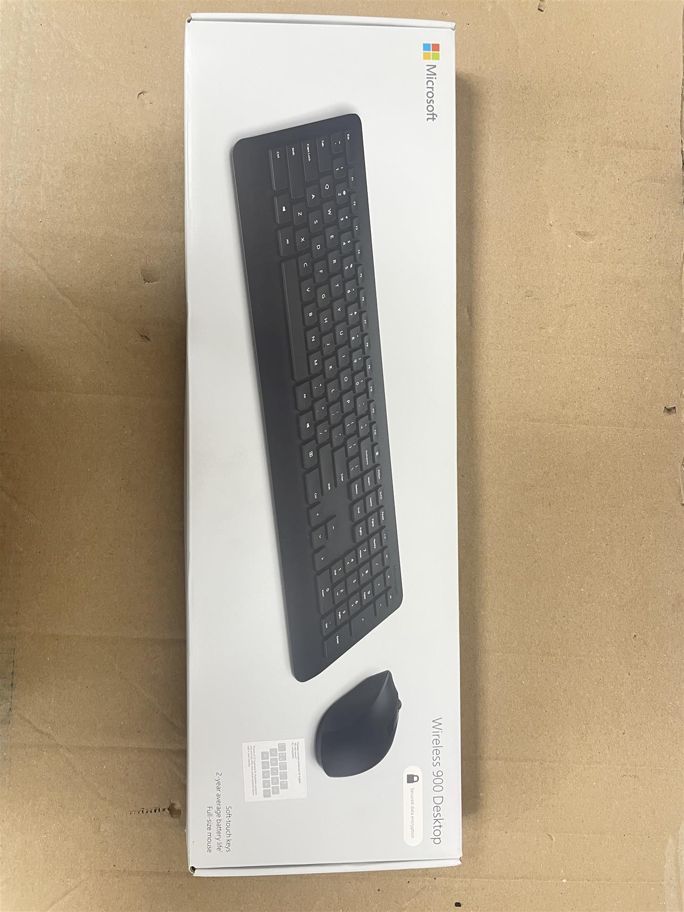 Microsoft PT3-00006 Wireless Desktop 900 Keyboard and Mouse - Black