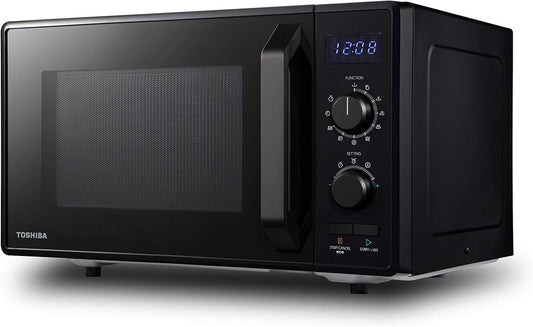 Toshiba Microwave Oven Grill 900W 23L 5 Power Levels 8 Cooking Presets