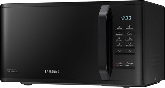 Samsung Microwave Oven 800W 23L Standard Food Reheat Ceramic MS23K3513AK - Black