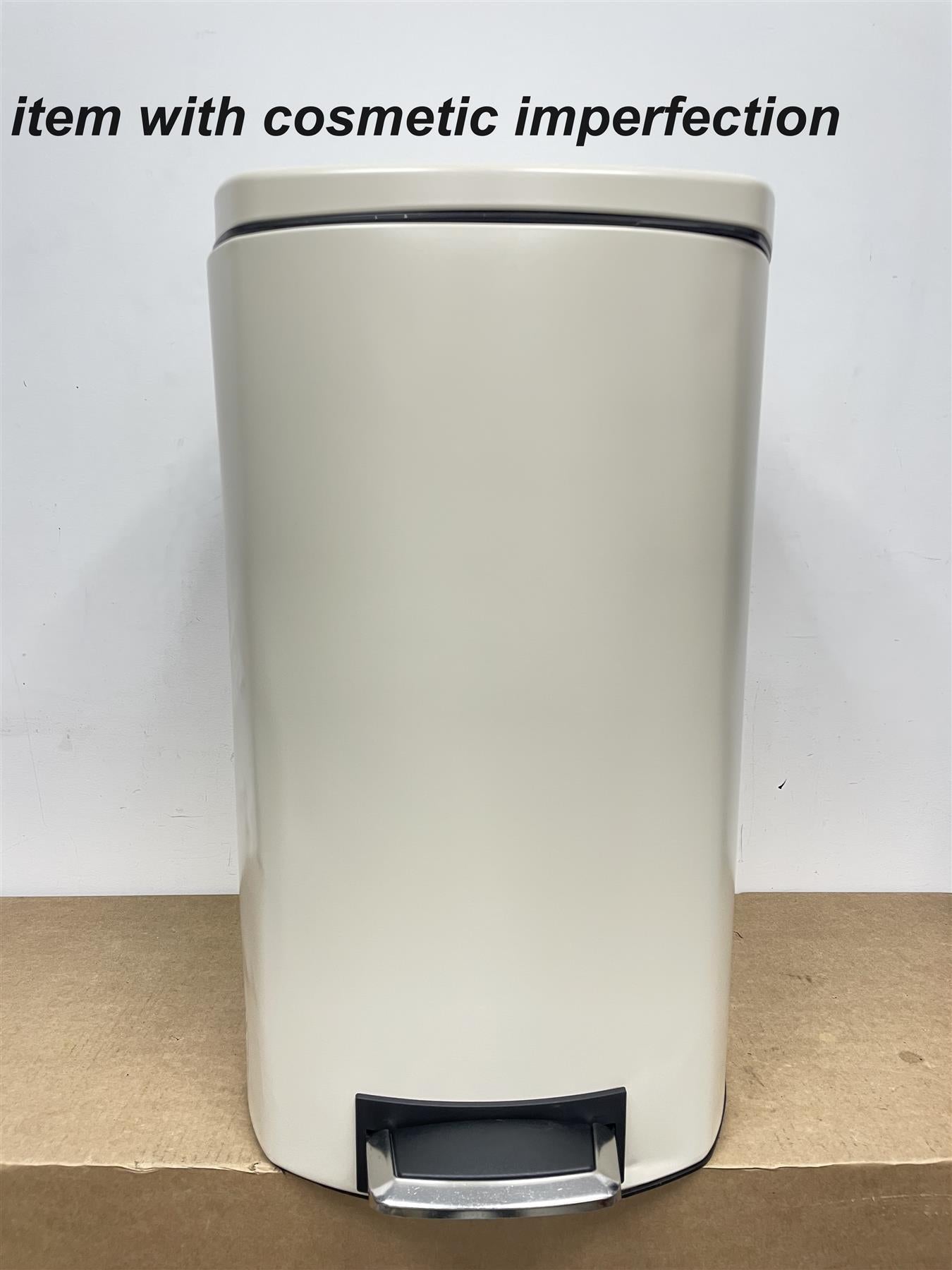 Habitat 50 Litre Wide Foot Pedal Bin Easy Rubbish Disposal Silent Lid Lifting