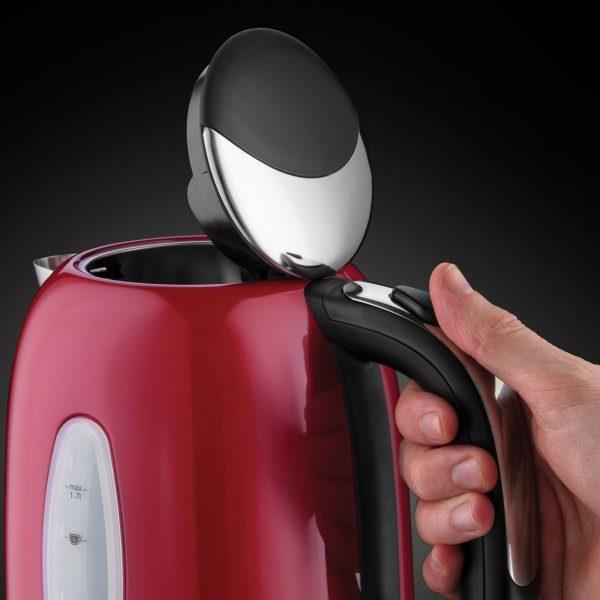 Russell Hobbs Kitchen Electric Worcester Red Stainless Steel Kettle Water boil