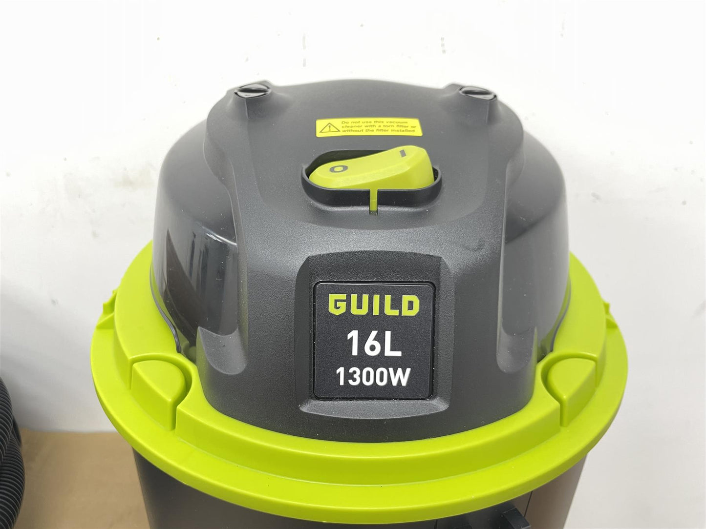 Guild 16 Litre Wet and Dry Vacuum Cleaner - 1300W- 3 Dust Bags Included