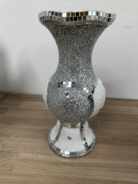 Vase Flower Decor Home Table Decorations Centerpieces Silver Bling Flower Vase