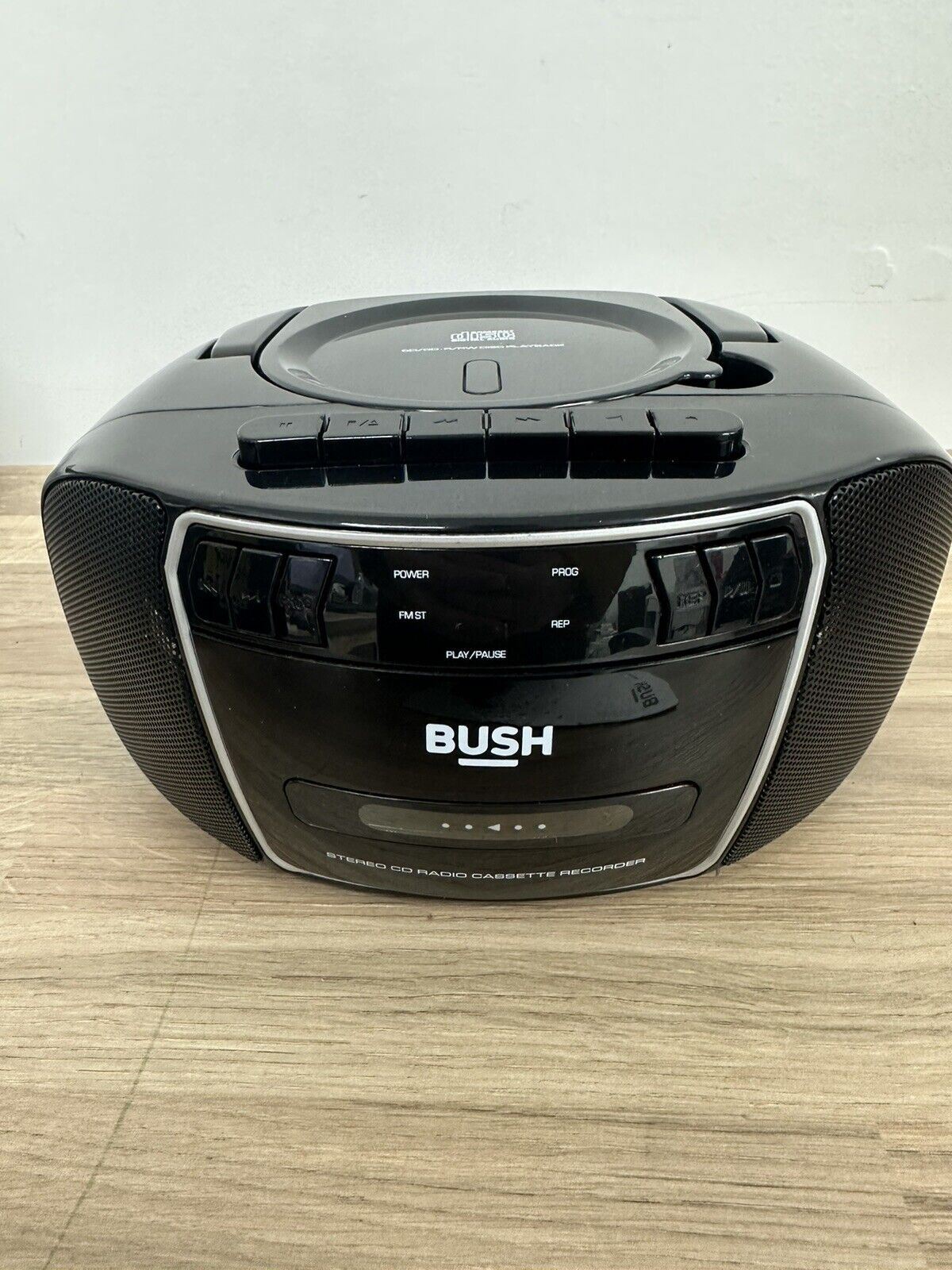 Bush Stereo Boombox Portable CD Cassette Player Retro Tape Recorder FM Radio MP3