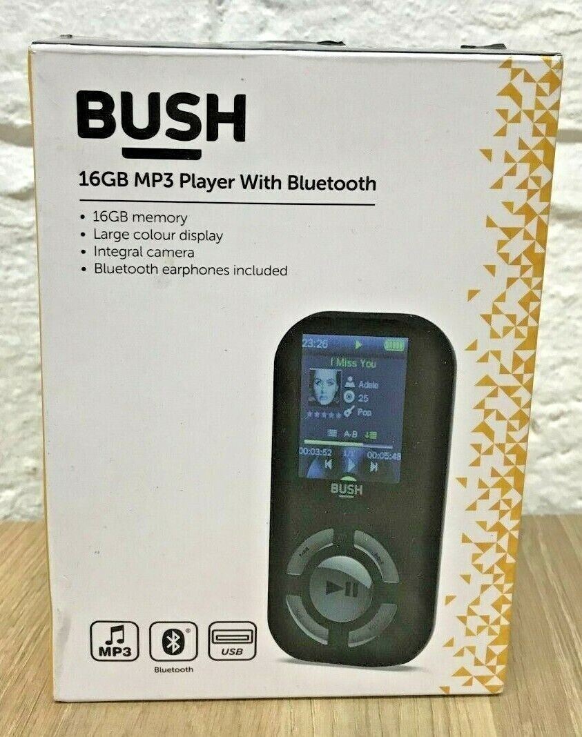 Bush Portable 16GB Sports Bluetooth MP3 Music Media Player Camera LED Display