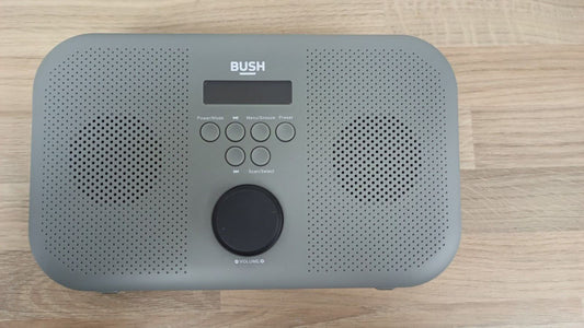 Bush Portable RDS Stereo DAB FM Radio Digital LCD Mains Battery Sleep Timer 4RMS