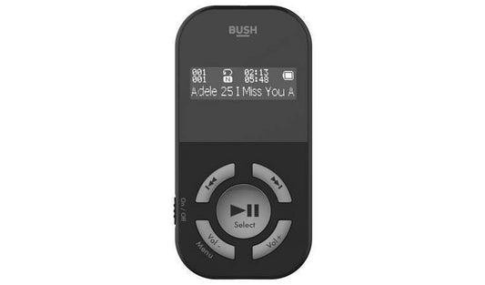 Bush Portable Sport 8GB Memory WMA MP3 Music Media Player Display USB Charging