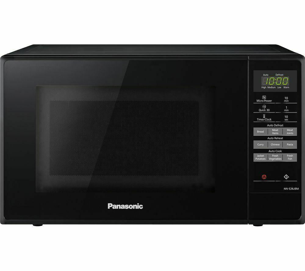 PANASONIC Microwave Compact Solo 20L 800w Digital Touch Panel Black