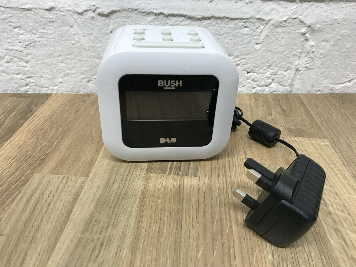 Bush DAB FM USB Radio Dual Alarm Clock LED Display Bedside Sleep Timer