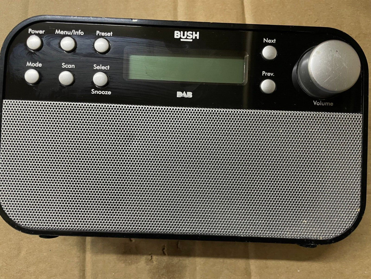 Bush Radio Portable RDS Stereo DAB FM Digital LCD Mains Battery Sleep Timer 6RMS