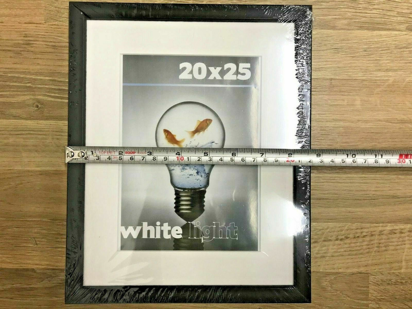 John Lewis Picture Frame Black Photo Frame Glass Mount Home Clip 20 X 25 cm New