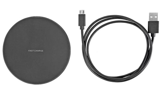 Fast Wireless Mobile Phone Charging Pad 10W Charger LED iPhone Samsung Android