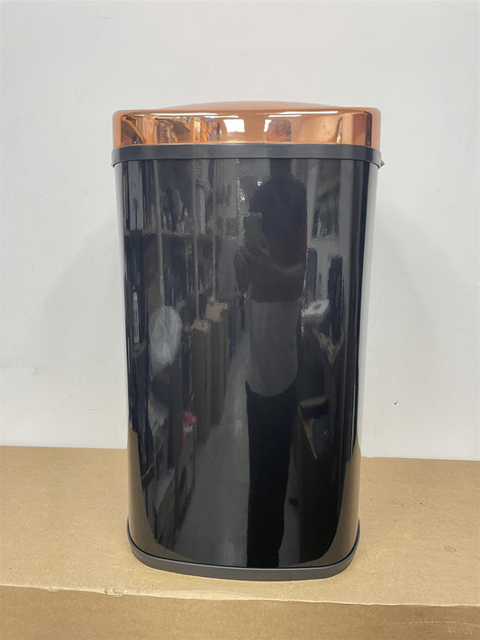 Tower Square Sensor Bin Household waste Hands Free Open lid - Rose Gold & Black