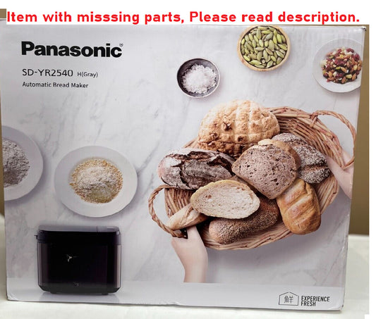 Panasonic Digital SD-YR2540HXC Fully Automatic Breadmaker Machine Gunmetal