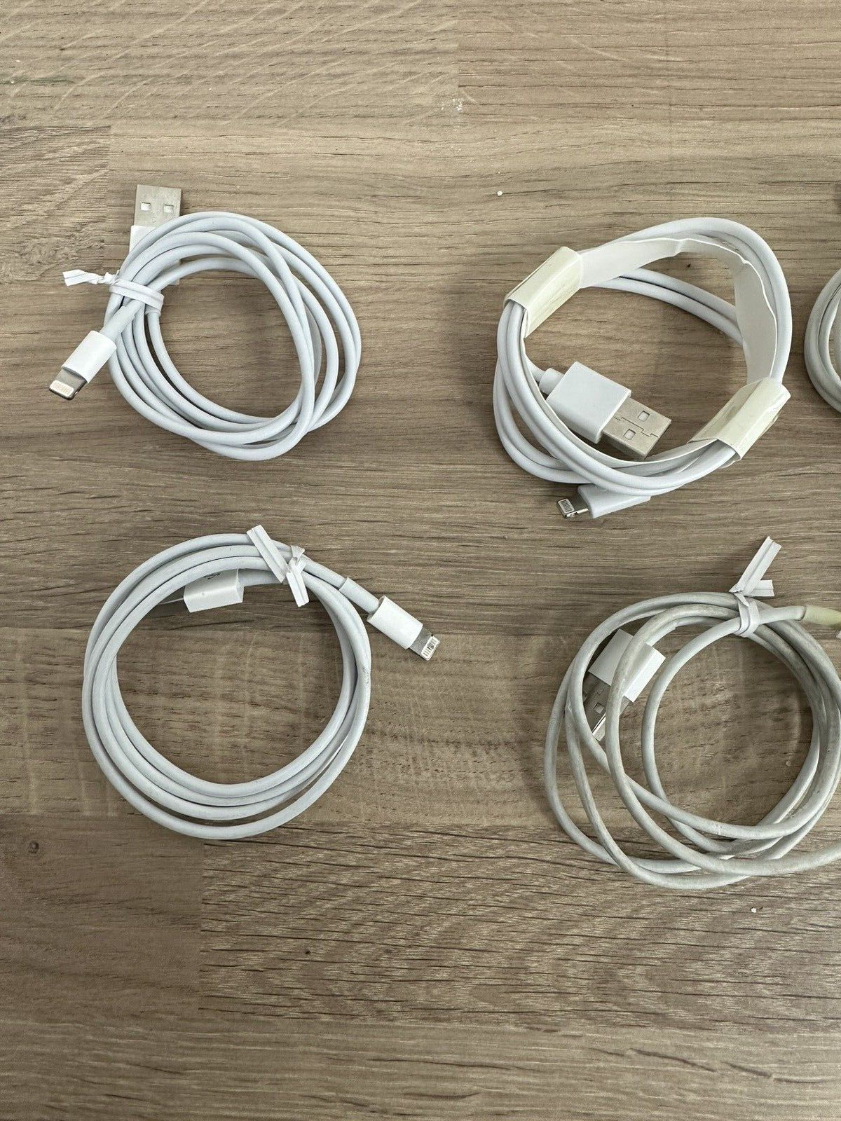 Untested Joblot Wholesale Clearance Sale Apple 10 USB to Lightning Cable Job Lot