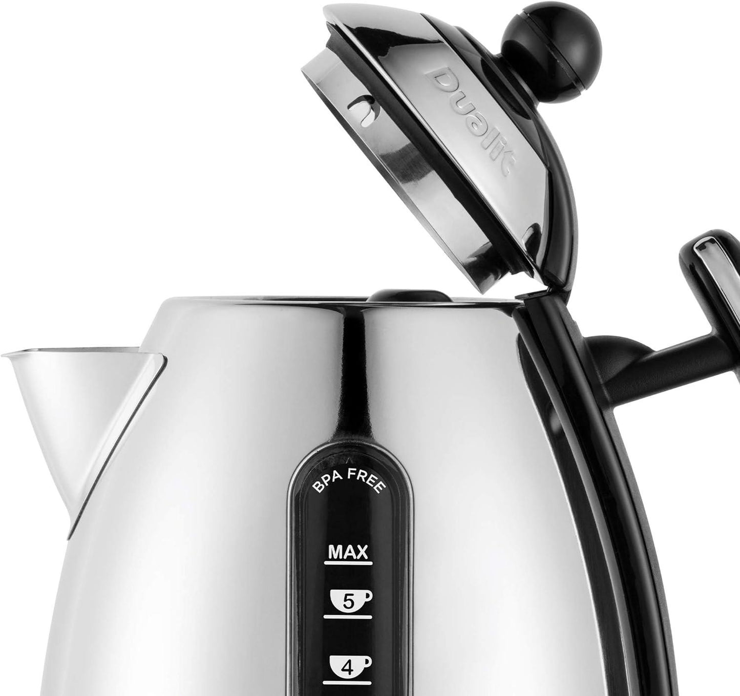 DUALIT 1.5Litre Electric 360 Cordless Jug Kettle Fast Boil Stainless Steel 2400W