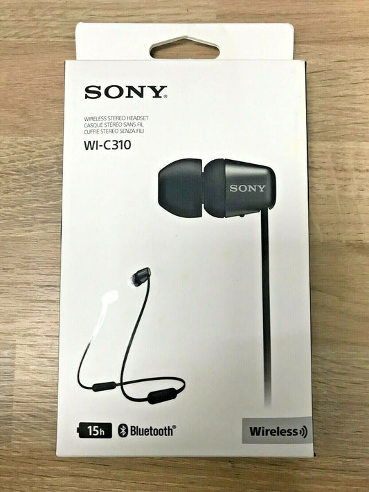 Sony Bluetooth Headphones WI-C310 Wireless In-Ear with Mic Remote Black android