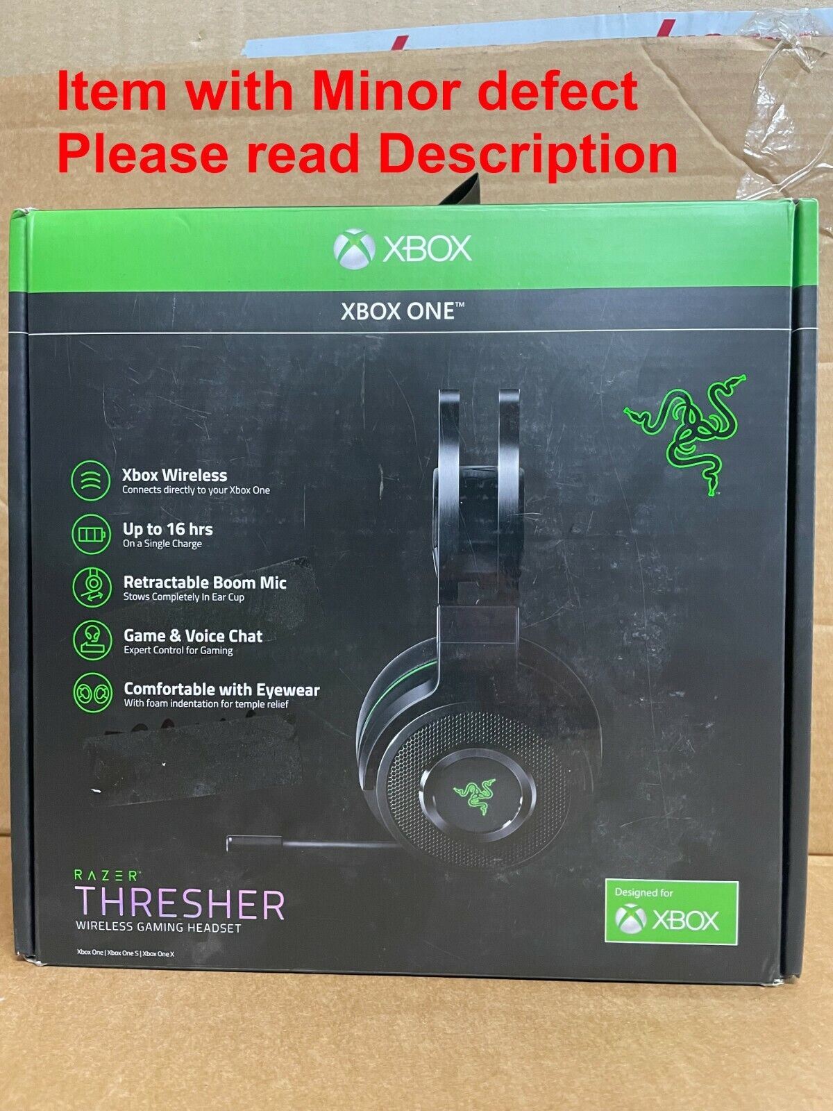 Razer Thresher Wireless Gaming Headset for Xbox One - Black