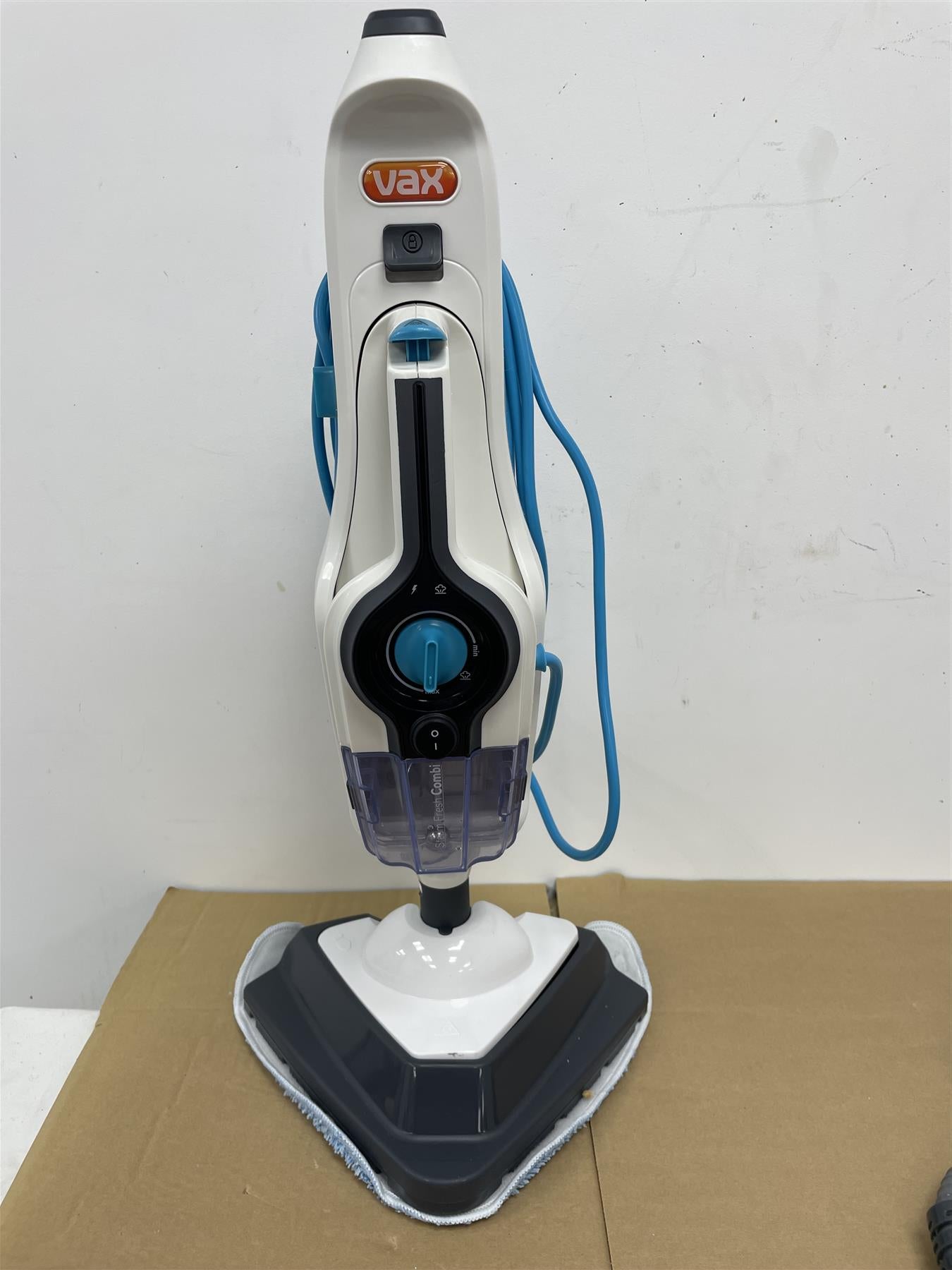 Vax Steam Cleaner Steam Fresh Combi Classic S86-SF-CC Mop Detachable Handheld White & Blue