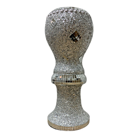 Vase Flower Decor Home Table Decorations Centerpieces Silver Bling Flower Vase