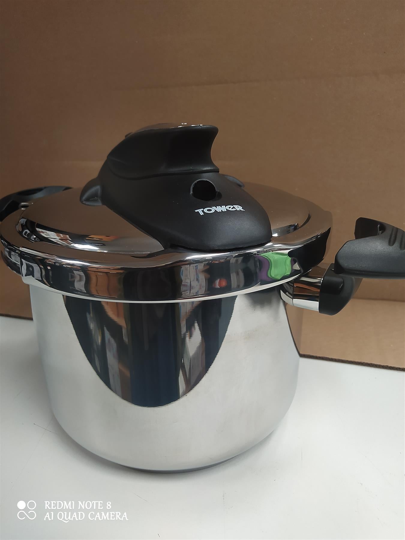 Tower Pressure Cooker One-Touch Ultima 6L Stainless Steel T920003 All ...