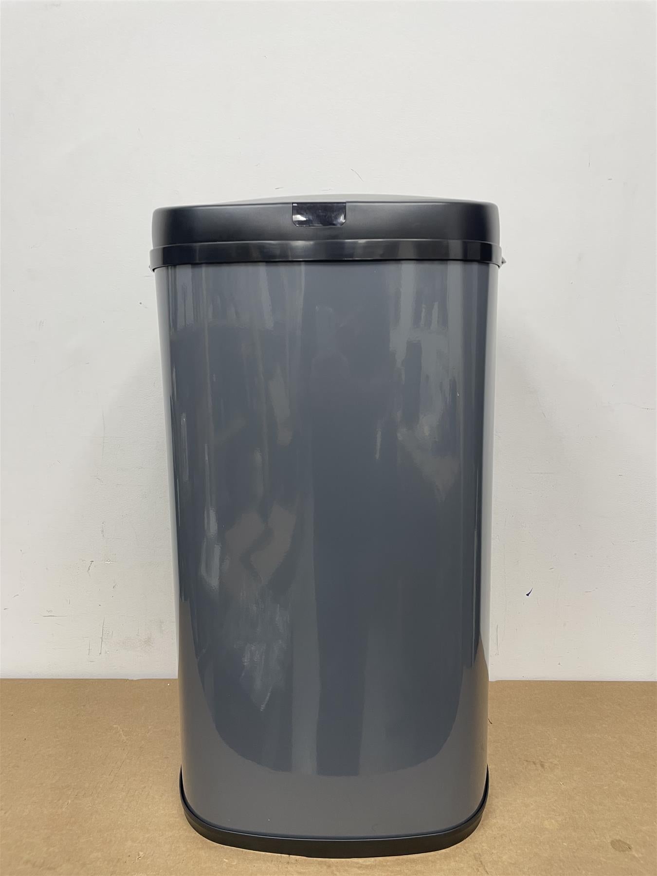 Tower Recycling 42 Litre Square Sensor Bin lid automatically opens - black