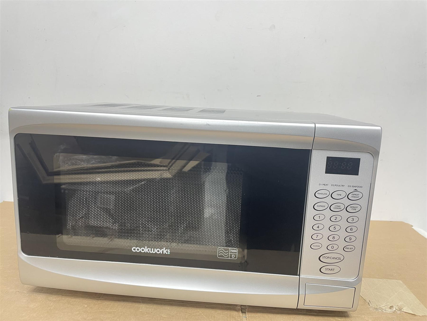 Cookworks Microwave Oven  Reheat  Standard Defrost MM7 Absolute Breeze  - White