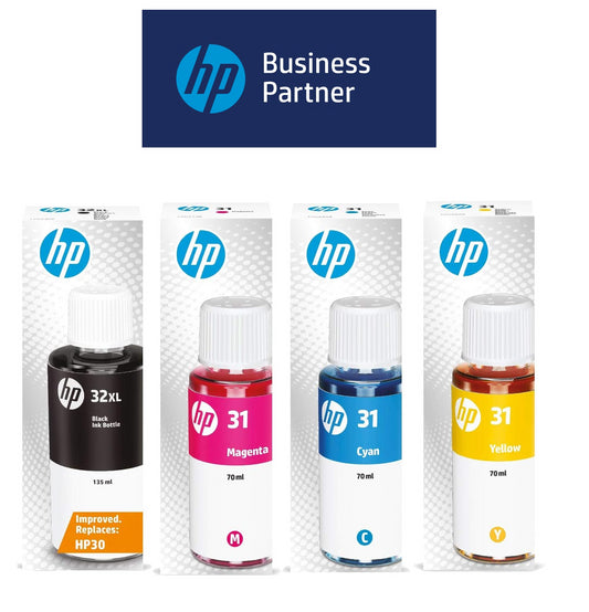 Genuine HP 32XL 31 4 Bottles INK SET SMART TANK 7305 PLUS 559 555