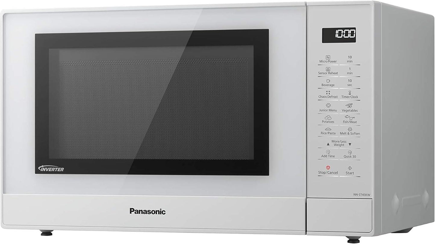 Panasonic NN-ST45KW 32 Litre Microwave Inverter Technology 7 Power Levels- White