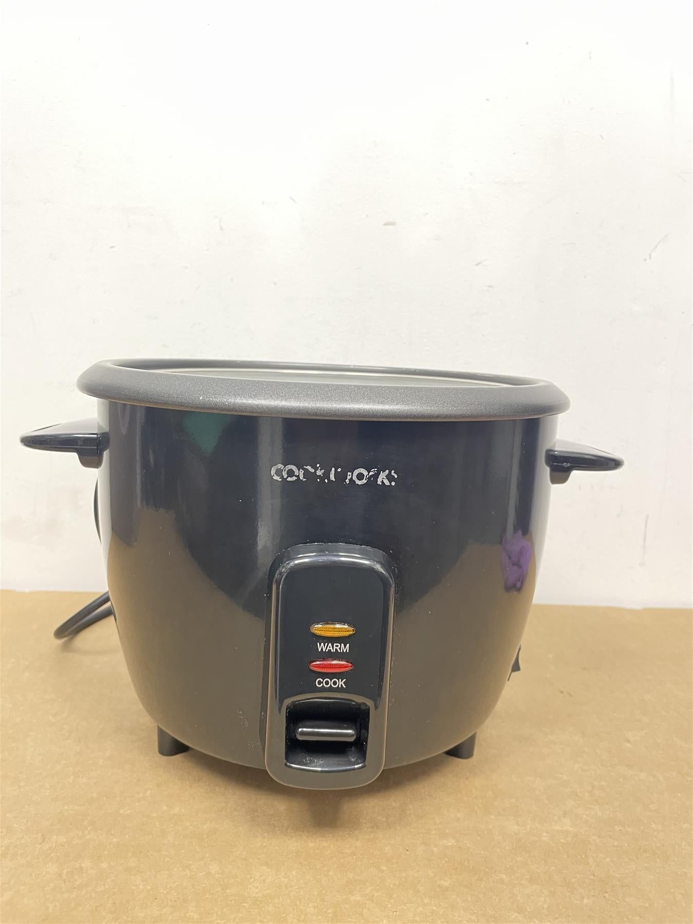 Cookworks Electric Rice Cooker steamer Kitchen Non-stick bowl warm funtion  1.5L