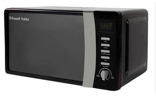 Russell Hobbs Worcester Microwave 700W Standard KITCHENFOOD REHEAT DEFROST BLACK