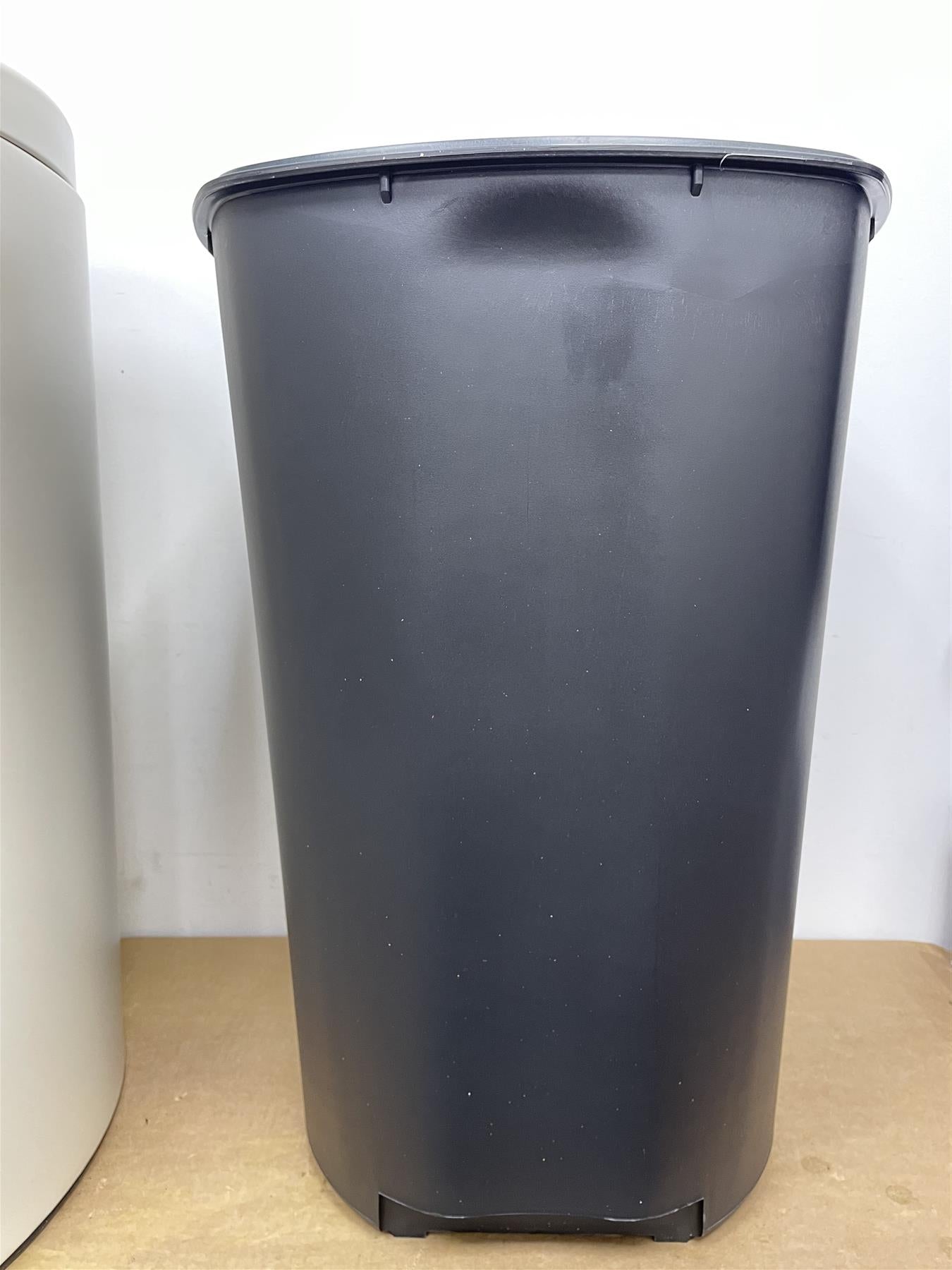 Habitat 50 Litre Wide Foot Pedal Bin Easy Rubbish Disposal Silent Lid Lifting