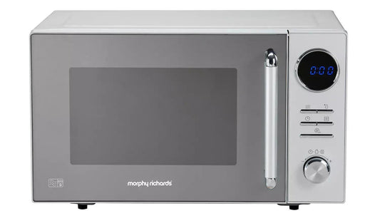 Morphy Richards 800W Food reheat Defrost Standard Microwave Oven - Silver