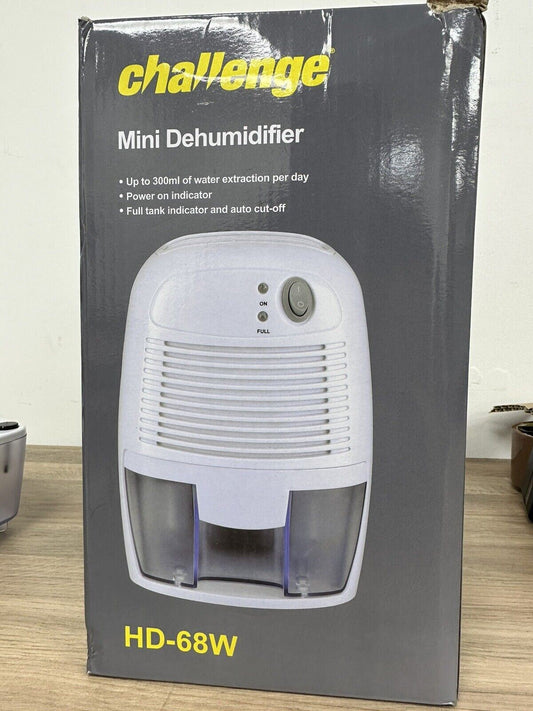 Challenge Home 0.5 Litre Interior Mini Dehumidifier Mould Moisture Damp Absorber