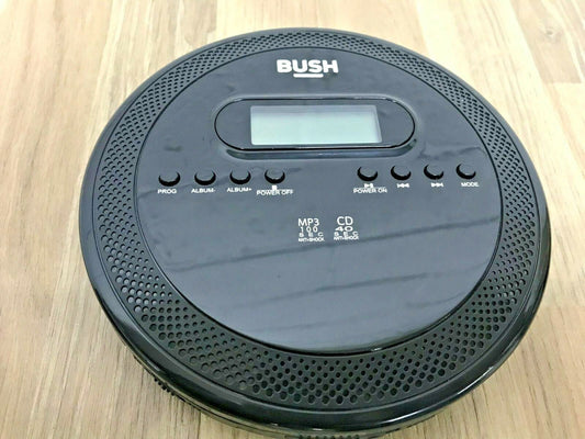 Bush Portable CD Player CD CD-R CD-RW MP3 Headphone Battery Anti-shock Playback