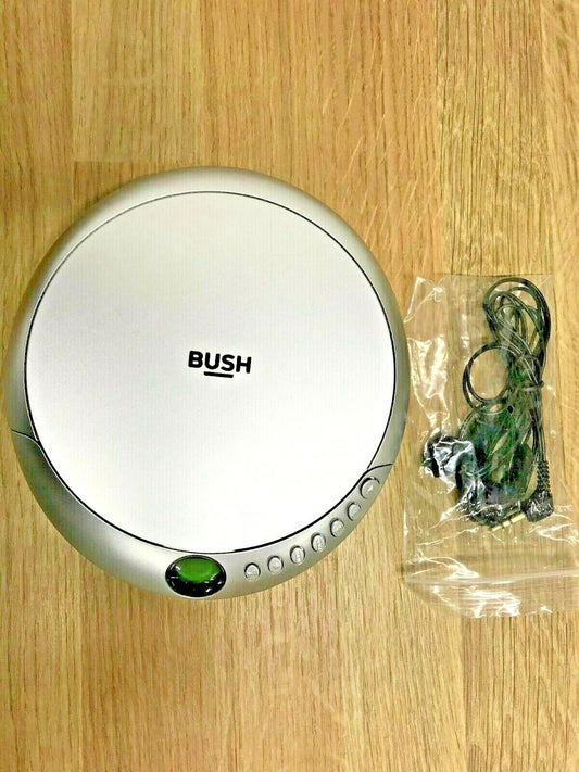 Bush Portable CD Player Anti-shock Playback CD 3.5mm Headphones Battery Operated