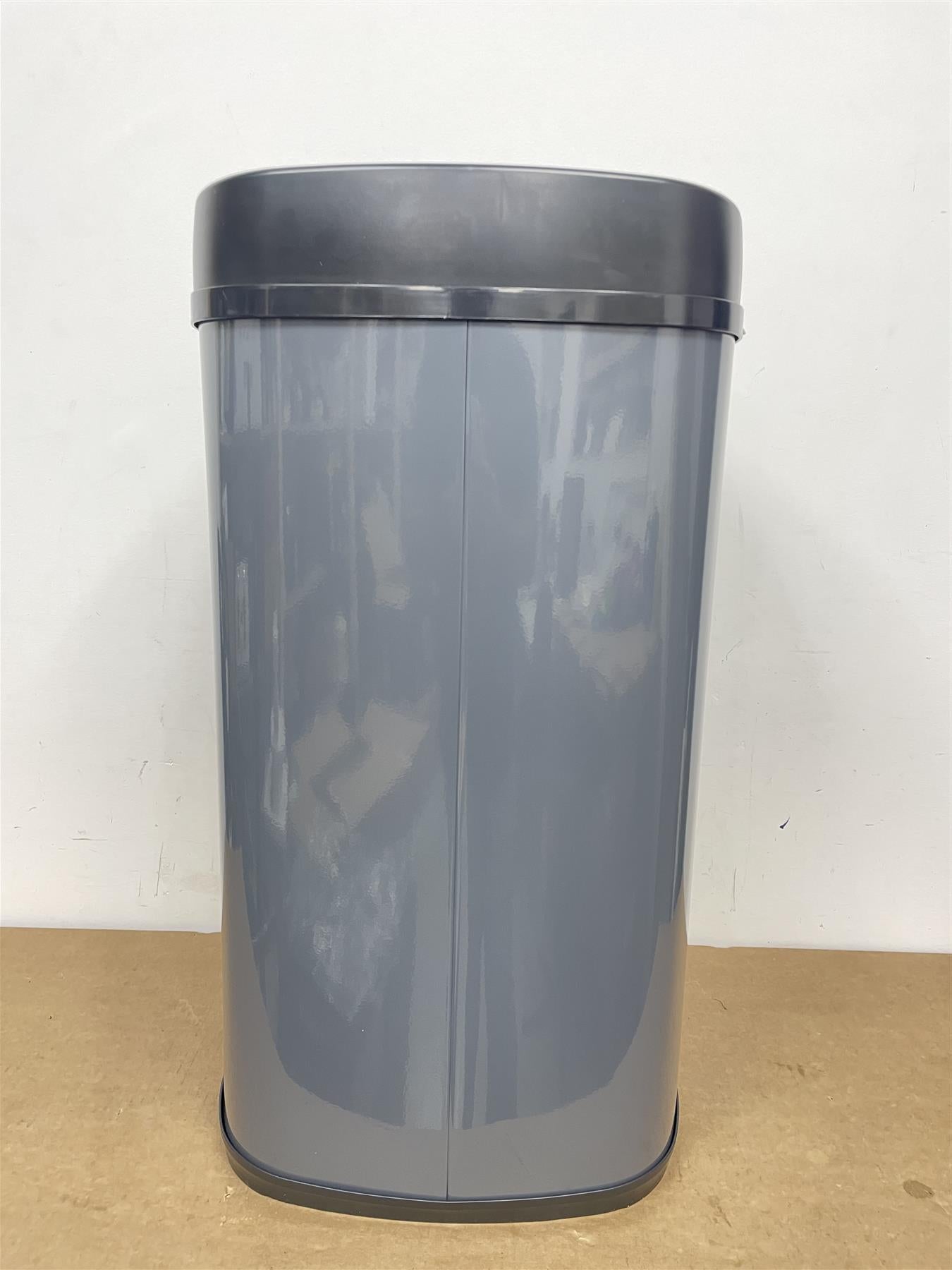 Tower Recycling 42 Litre Square Sensor Bin lid automatically opens - black