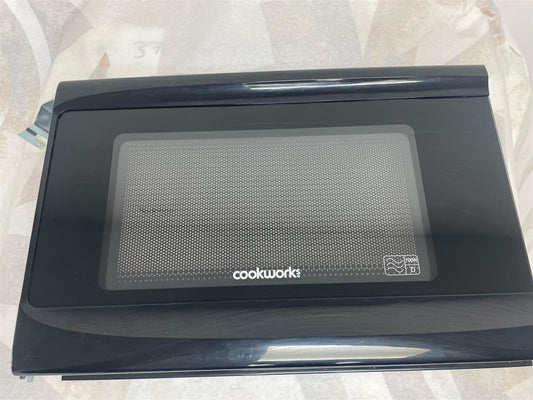 Genuine Replacement Door For Cookworks 700W Standard Microwave EM717CKL - Black