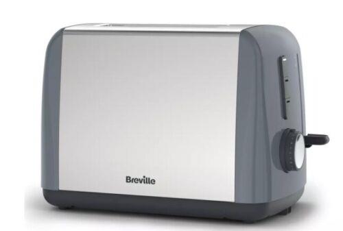 Breville 2 Slice Toaster 9 levels Extra Wide Defrost  Stainless Steel Grey