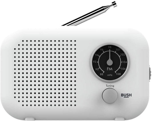 Bush Classic Mini Retro Portable FM Tuner Travel Radio Mono speaker Battery life