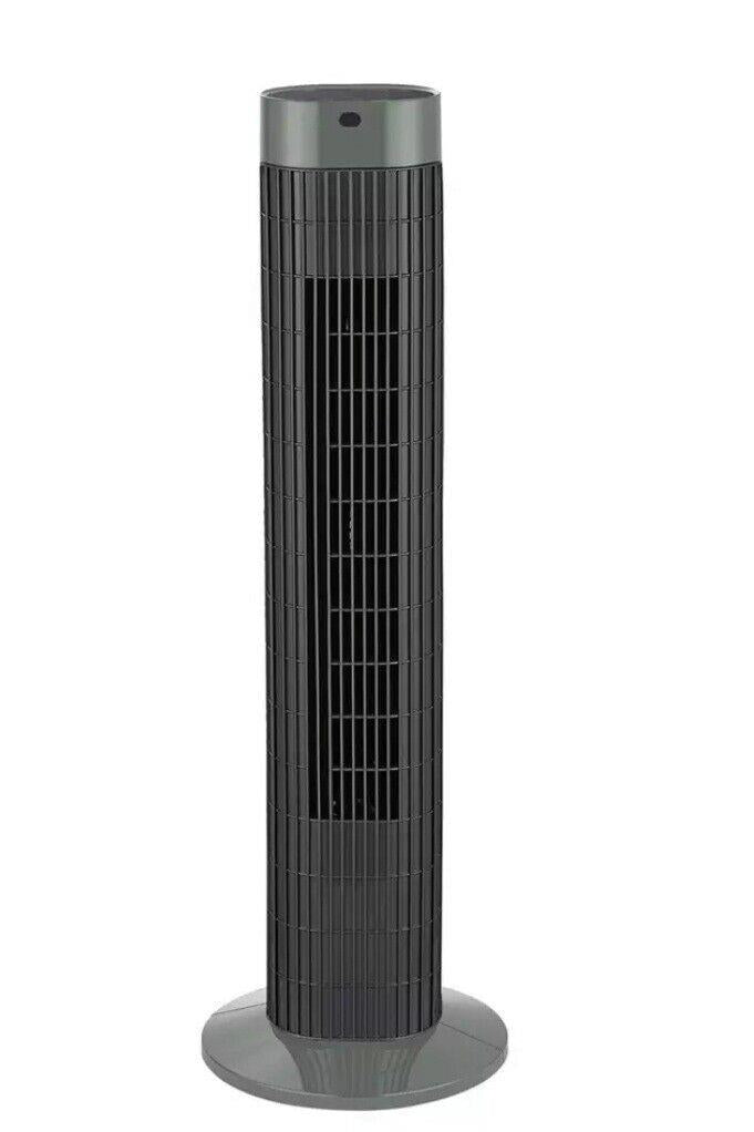 Challenge Digital Grey Tower Fan high power fan multi speed highperformance fans